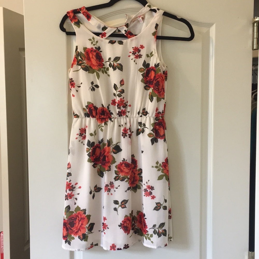 Flowery formal dress